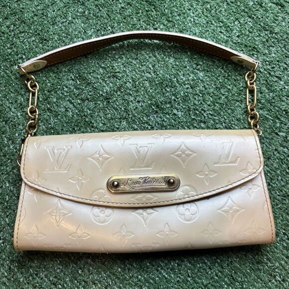 Authentic Louis Vuitton Monogram Vernis Sunset Boulevard Rose - Picture 1 of 12